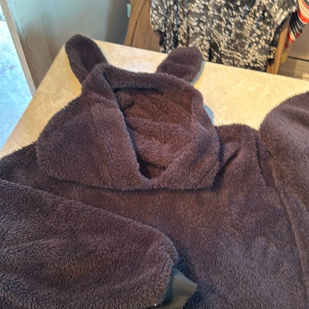 SHEIN fluffy pullover with ears
